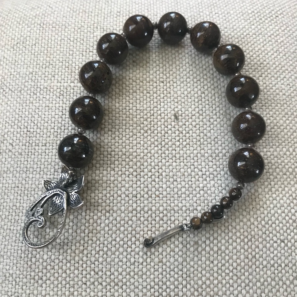 B1365 Silpada Bronzite bracelet